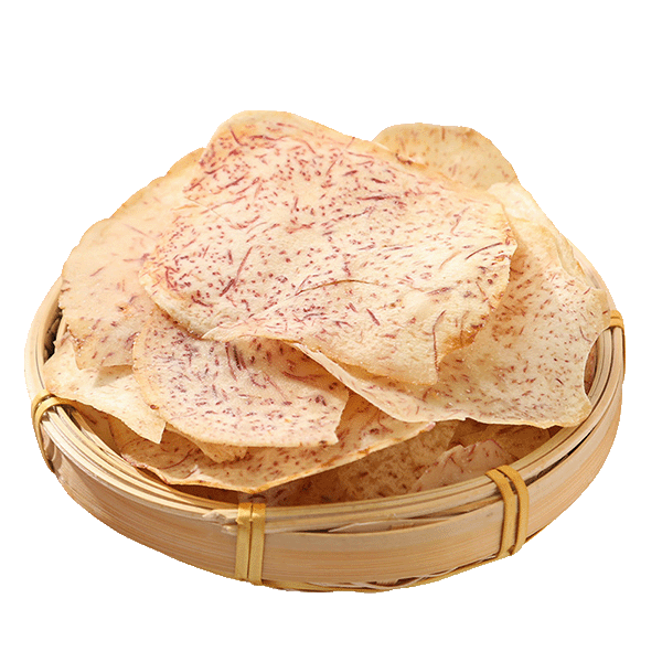 タロイモチップス シーソルトブラックペッパー風味サプライヤー レイズ OEM工場 FSSC22000 & AIB認証